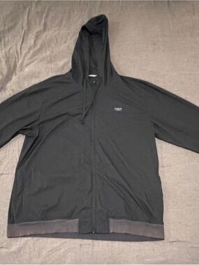 Travis Mathew Black Full-Zip Hooded Jacket